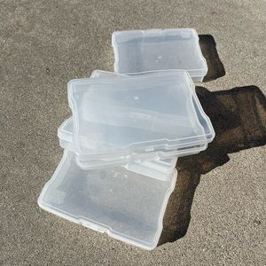 Clear Storage Case 4" x 6" Set of 5
